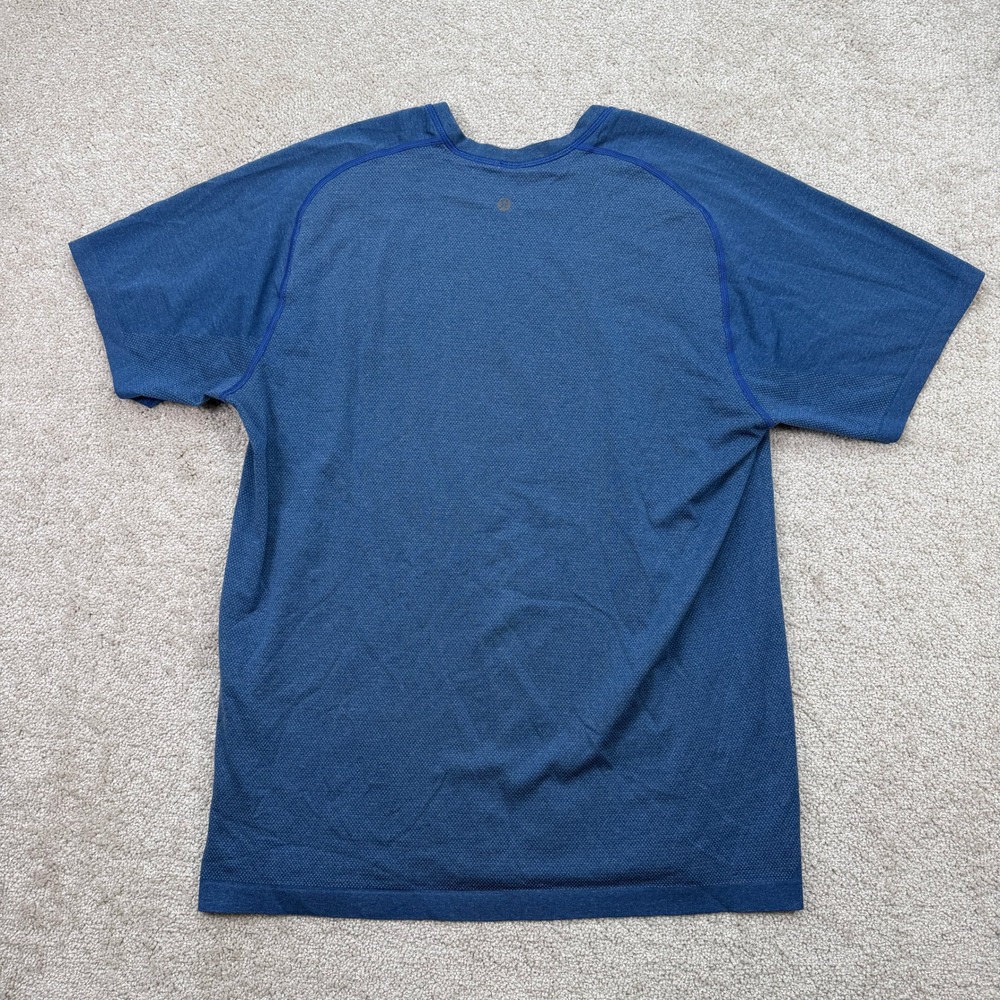 Lululemon Mens XL Metal Vent Tech Shirt Blue Heathered Short Sleeve Tee